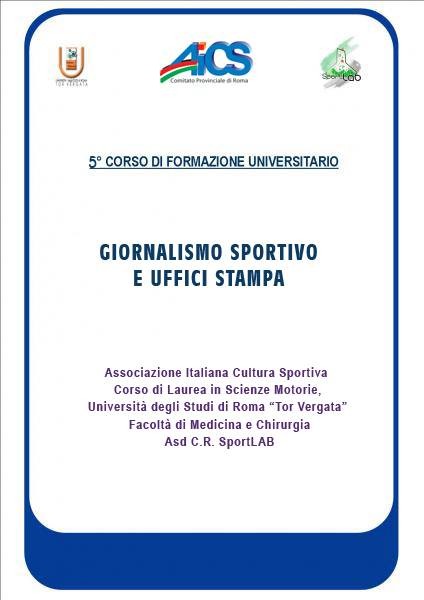 Corso di Formazione Universitario Giornalismo Sportivo e Uffici Stampa