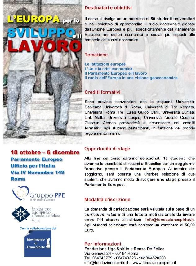1baa6659831ee9395df23097.jpg - corso e possibilità di stage presso il Parlamento Europeo!